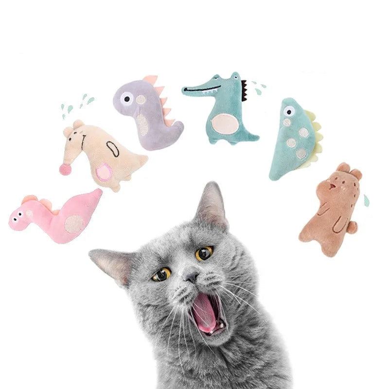 Kattenspeelgoed Catnip – Zachte Pluche Dierenvorm voor Katten