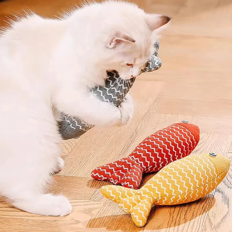 Vis Speeltje voor Katten – Catnip Interactief Krab- en Fidget Speelgoed