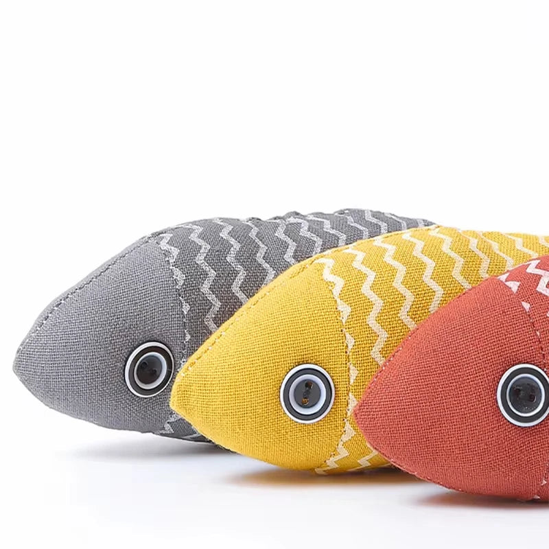 Vis Speeltje voor Katten – Catnip Interactief Krab- en Fidget Speelgoed