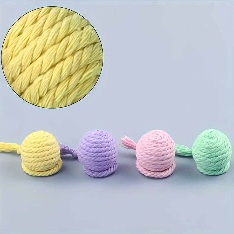 Interactieve sisal speelbal met bel
