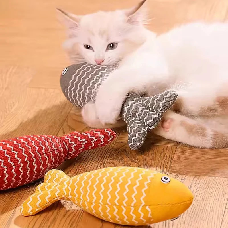 Vis Speeltje voor Katten – Catnip Interactief Krab- en Fidget Speelgoed